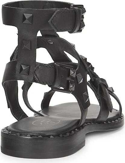 Pacific Leather Gladiator Flat Sandals - Image 3