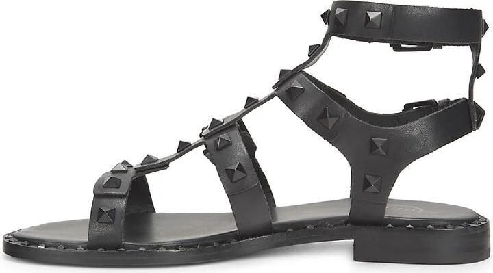 Pacific Leather Gladiator Flat Sandals - Image 4