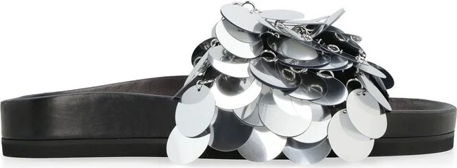 Paco Rabanne Sparkle Decorative Applique Slides