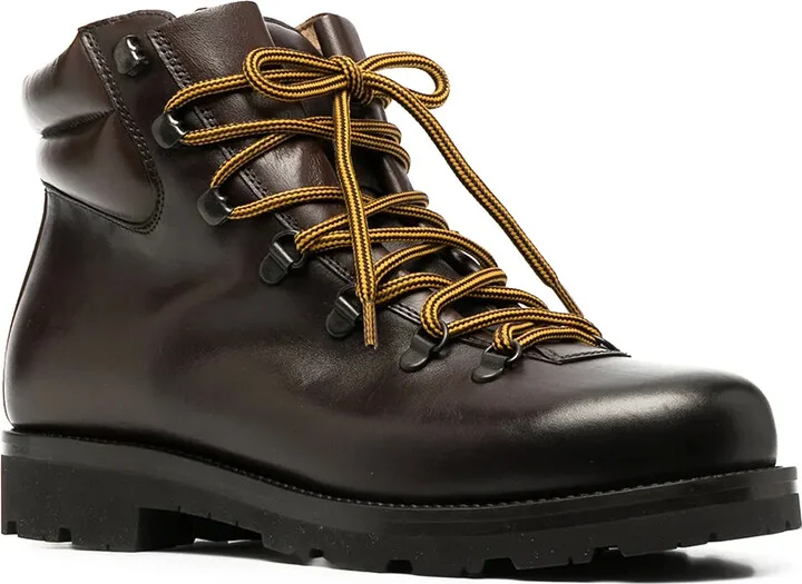 Padded-Ankle Lace-Up Boots - Image 2