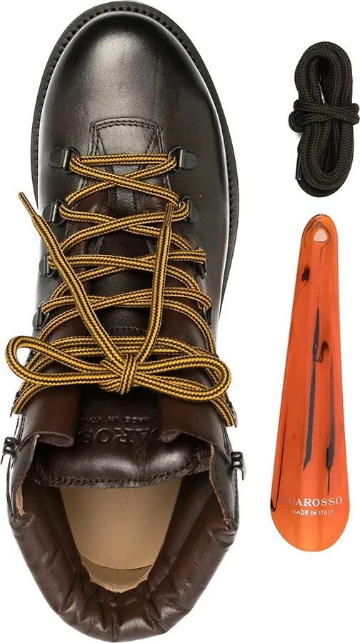 Padded-Ankle Lace-Up Boots - Image 4