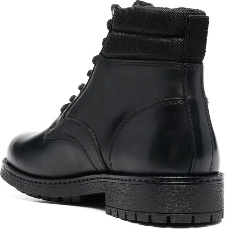 Padded-Ankle Lace-Up Boots - Image 3