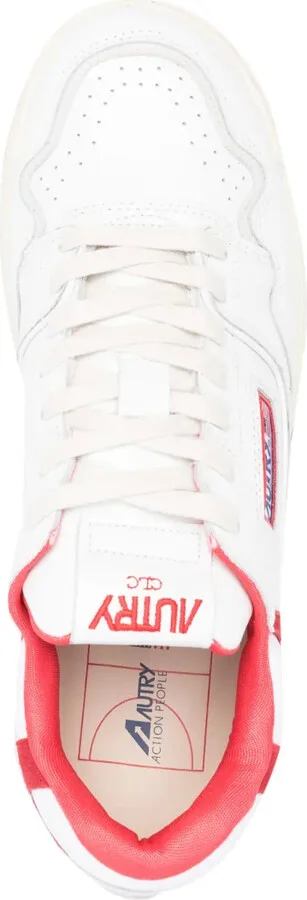 Padded-Ankle Leather Sneakers - Image 4