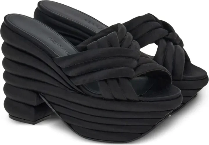 Padded-Design Platform Sandals - Image 2