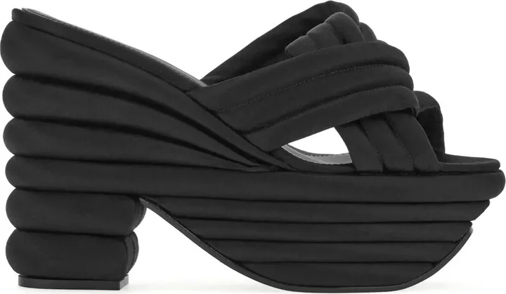 Padded-Design Platform Sandals