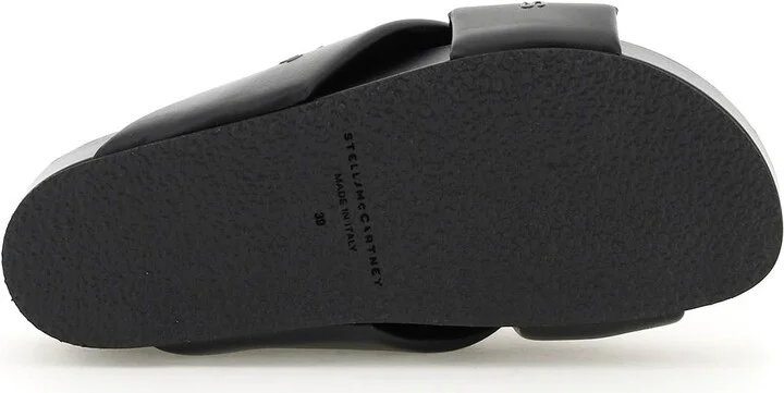 Padded Faux Leather Slides - Image 5
