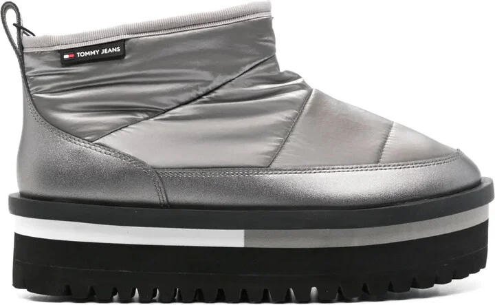 Padded Flatform Rain Boots