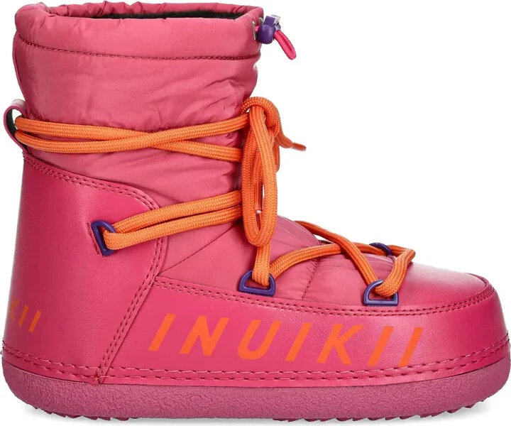 Padded Lace-Up Boots