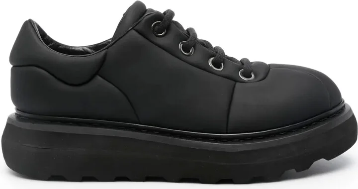 Padded Lace-Up Sneakers