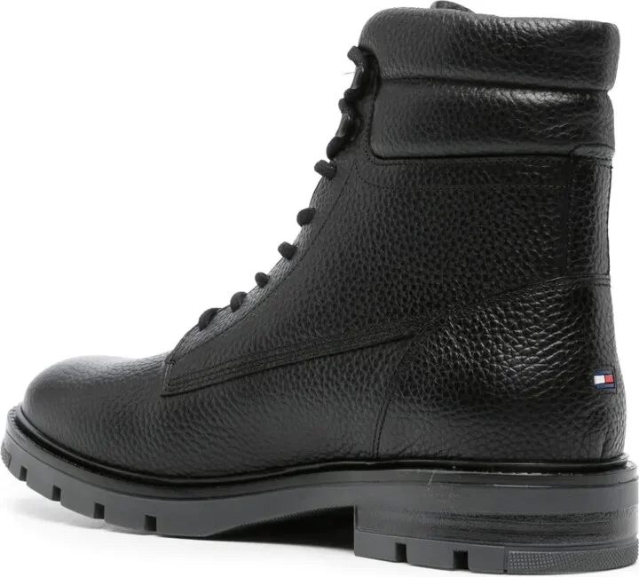 Padded Leather Ankle Boots - Image 3