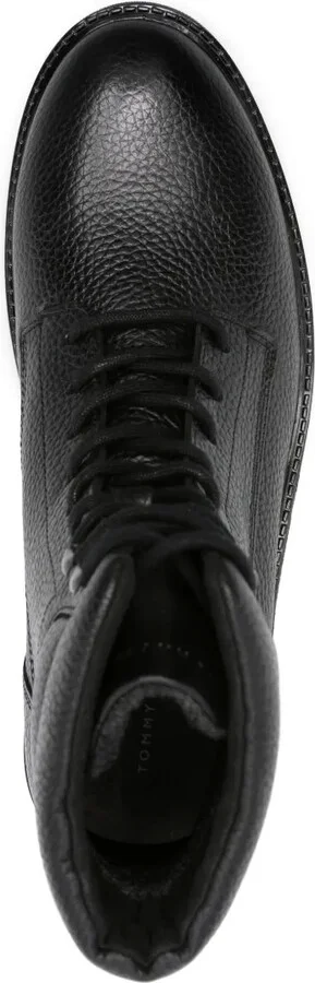 Padded Leather Ankle Boots - Image 4