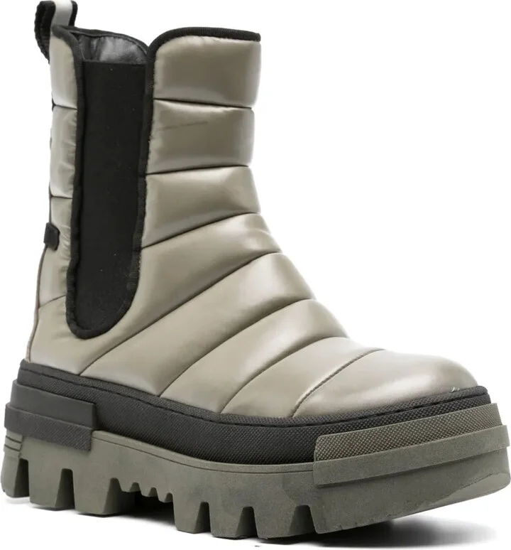 Padded Leather Ankle Boots - Image 2