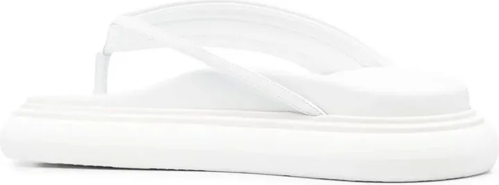 Padded Leather Flip Flops - Image 3