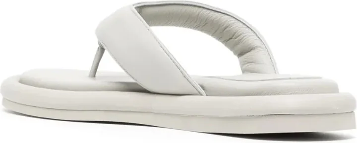 Padded Leather Flip-Flops - Image 3