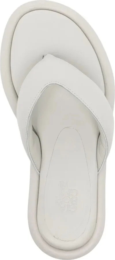 Padded Leather Flip-Flops - Image 4