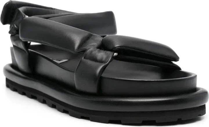 Padded Leather Sandals - Image 2