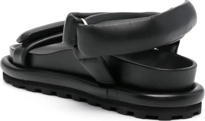 Padded Leather Sandals - Image 3