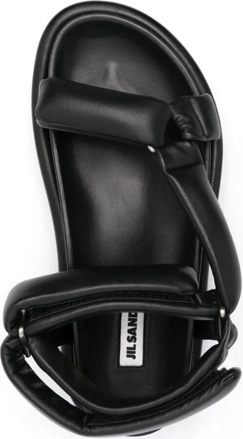 Padded Leather Sandals - Image 4