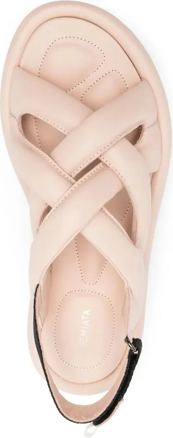 Padded Leather Sandals - Image 4