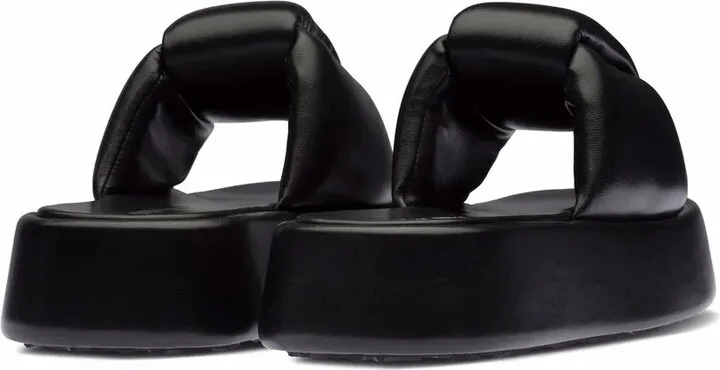 Padded Leather Sandals - Image 3