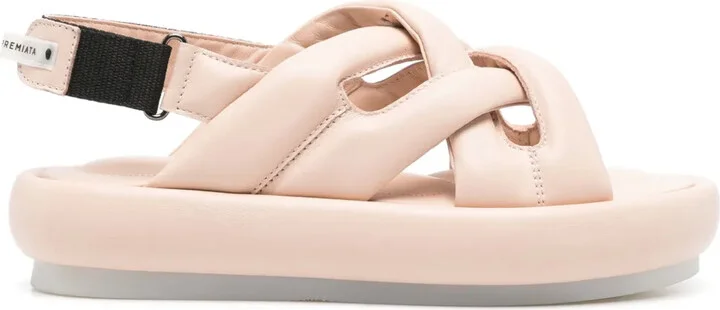 Padded Leather Sandals