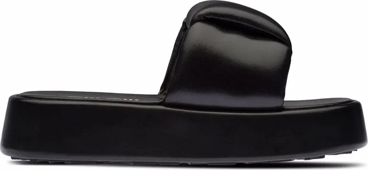 Padded Leather Sandals