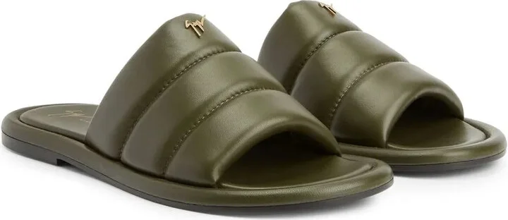 Padded-Leather Sliders - Image 2