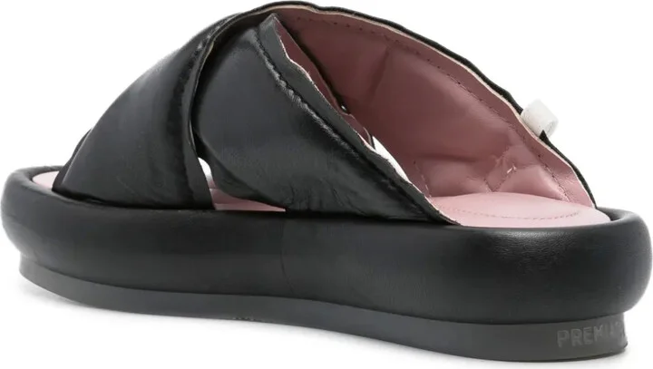 Padded Leather Slides - Image 3