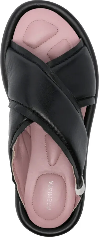 Padded Leather Slides - Image 4