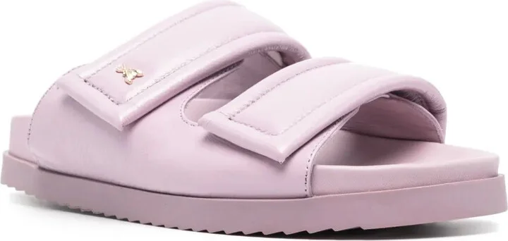 Padded Leather Slides - Image 2