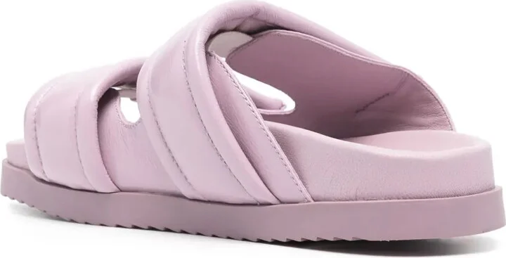 Padded Leather Slides - Image 3