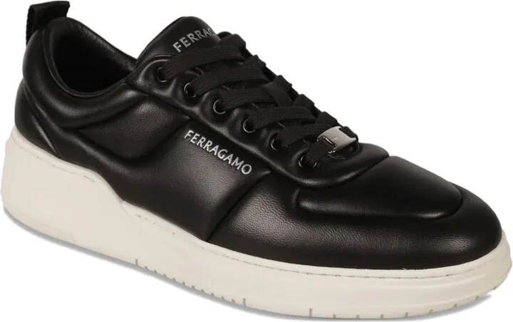 Padded Leather Sneakers - Image 3