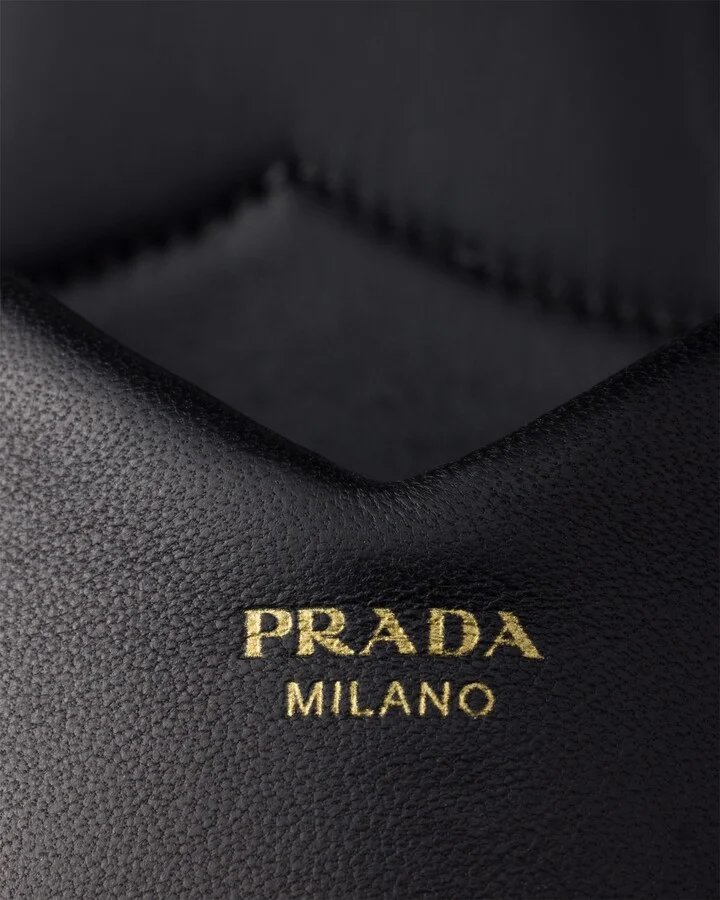 Padded nappa leather sandals - Image 5