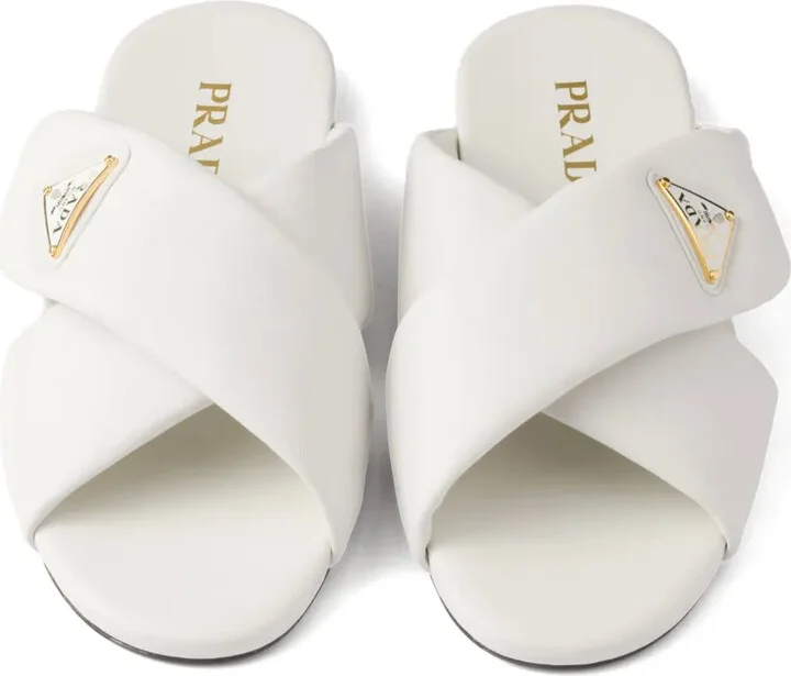 Padded Nappa-Leather Slides - Image 4