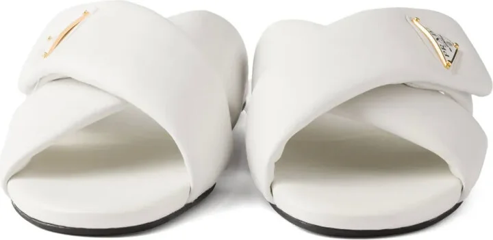 Padded Nappa-Leather Slides - Image 5