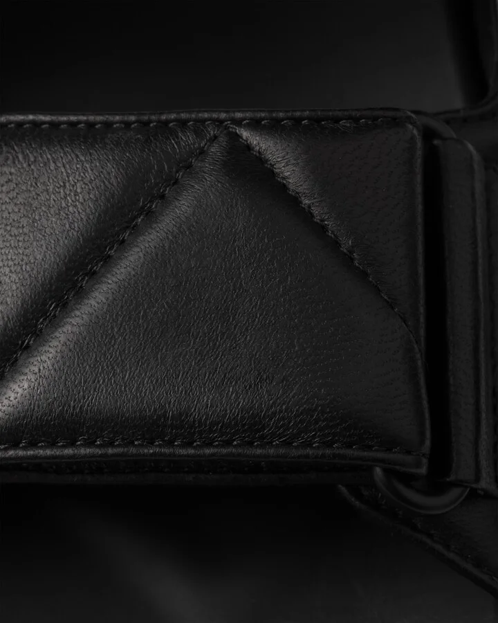 Padded nappa leather slides - Image 5