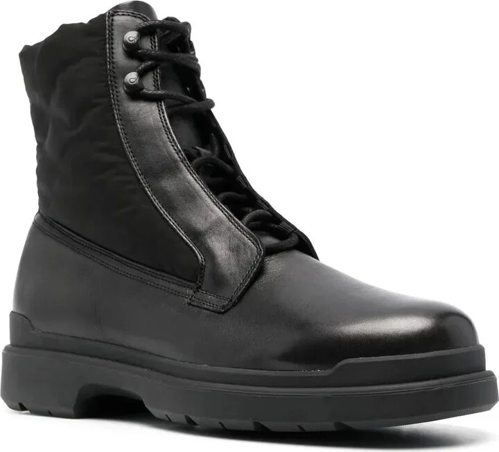 Padded-Panel Lace-Up Boots - Image 2