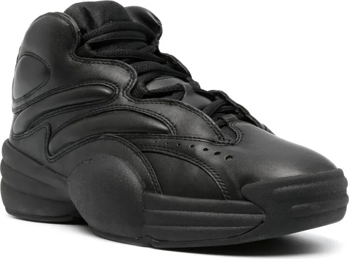Padded-Panel Low-Top Sneakers - Image 2