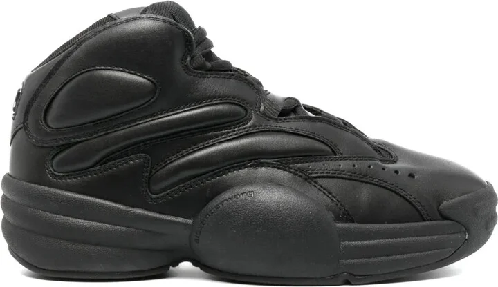 Padded-Panel Low-Top Sneakers