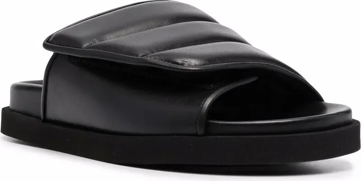 Padded-Strap Open-Toe Slides - Image 2
