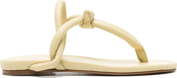 Padded Thong-Strap Sandals