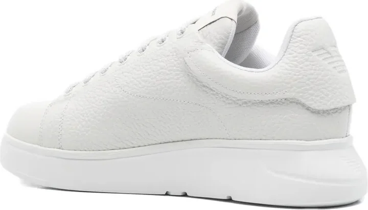Padded-Tongue Leather Sneakers - Image 3