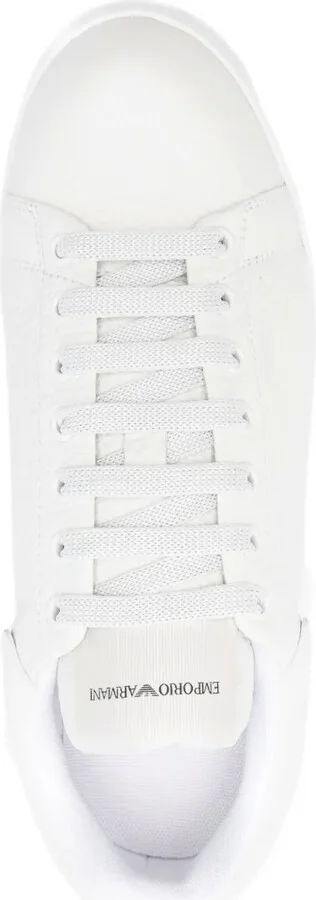 Padded-Tongue Leather Sneakers - Image 4