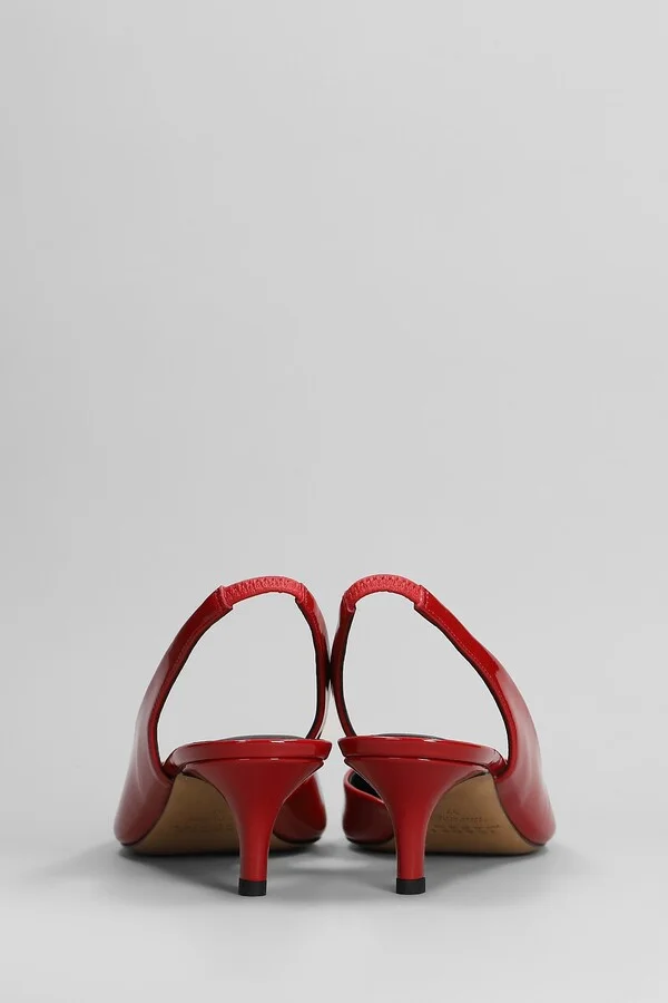 Padim Pumps In Red Patent Leather - Image 4