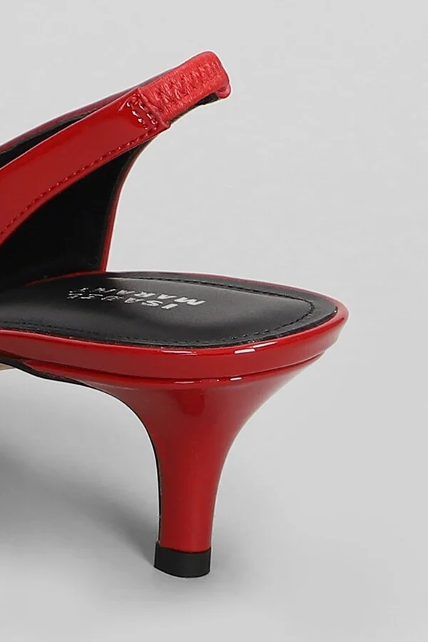 Padim Pumps In Red Patent Leather - Image 5