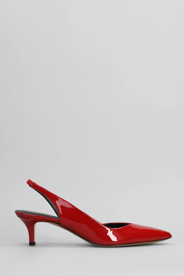 Padim Pumps In Red Patent Leather