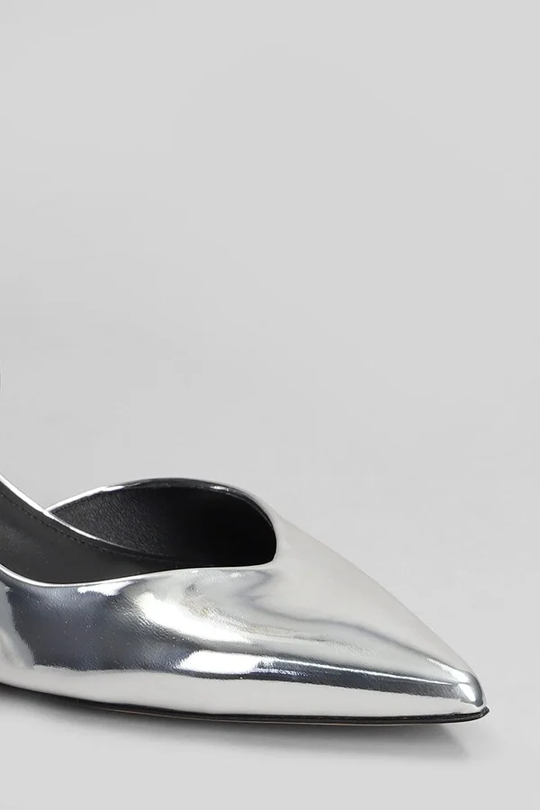 Padim Pumps In Silver Polyuretan - Image 5