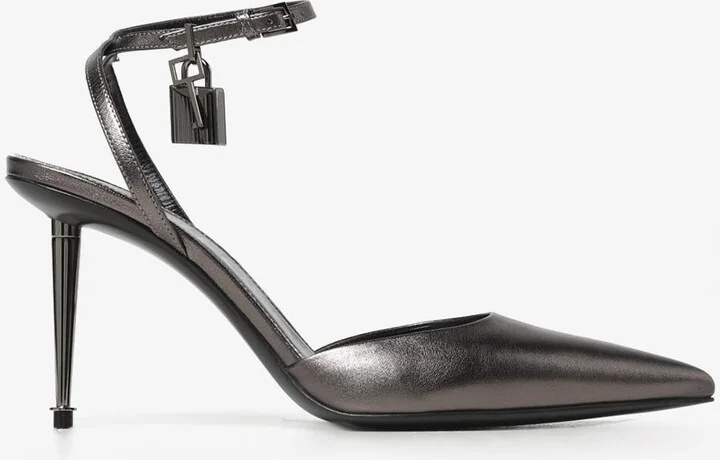 Padlock 100 Pumps in Metallic Leather
