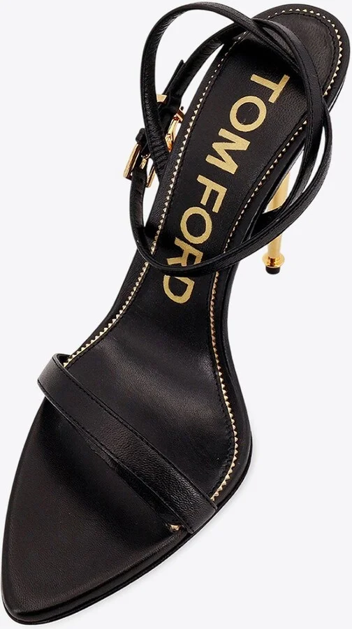Padlock 105 Leather Heeled Sandals - Image 3
