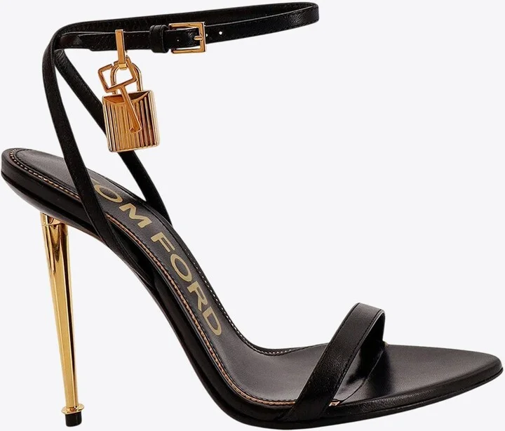 Padlock 105 Leather Heeled Sandals